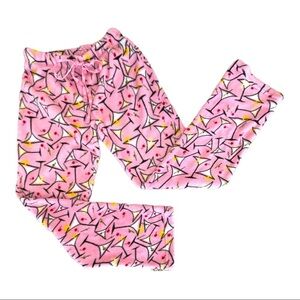 Arctic Trail Size M Pink Fleece Martini Pajama Pants